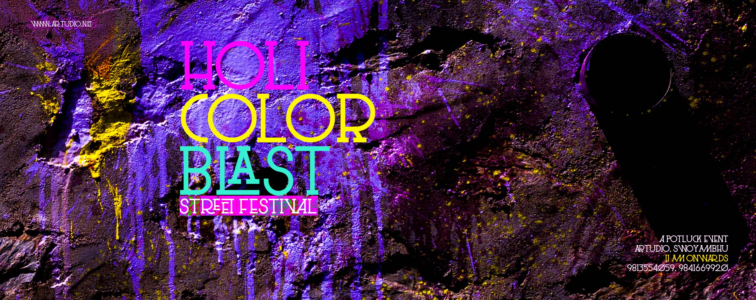 Artudio HOLI COLOR BLAST Street Festival post thumbnail image