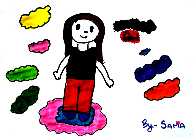 A Girl by Little Artist Smaranika Shakya (sama) post thumbnail image