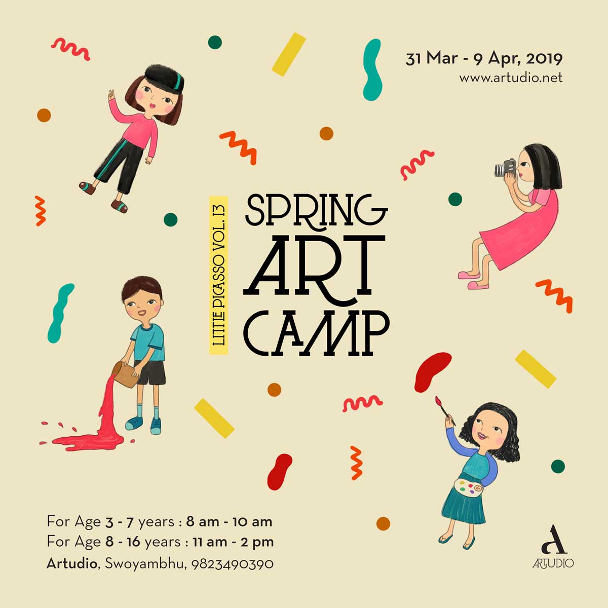 Little Picasso Vol. 13: Spring Art Camp – Registration Open Now ! post thumbnail image